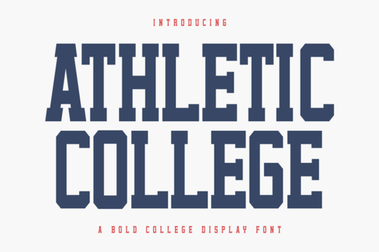 Athletic College Font